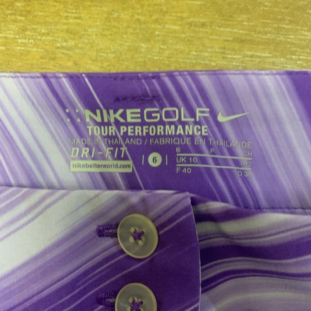 Nike Women's Purple Golf Skort - Picture 9 of 12